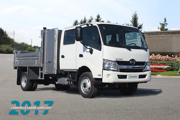 2017 HINO SERIE 195 A CABINE DEQUIPE (PNBV 19 500 LB)